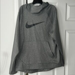 Nike Gray Hoodie with Black Logo